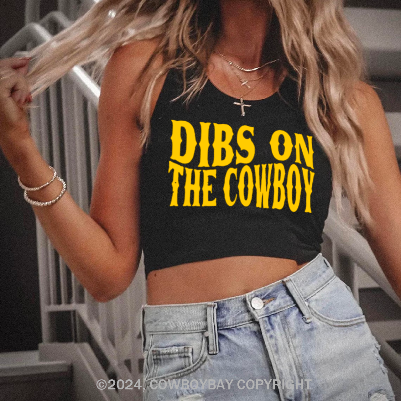 Dibs On The Cowboy Tank Top