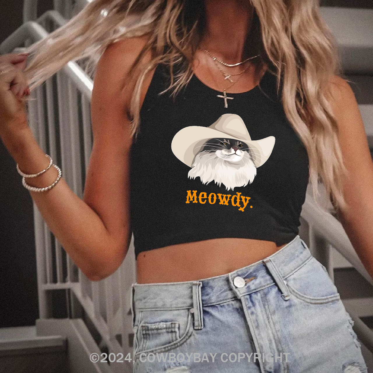 Meowdy Cat Tank Top