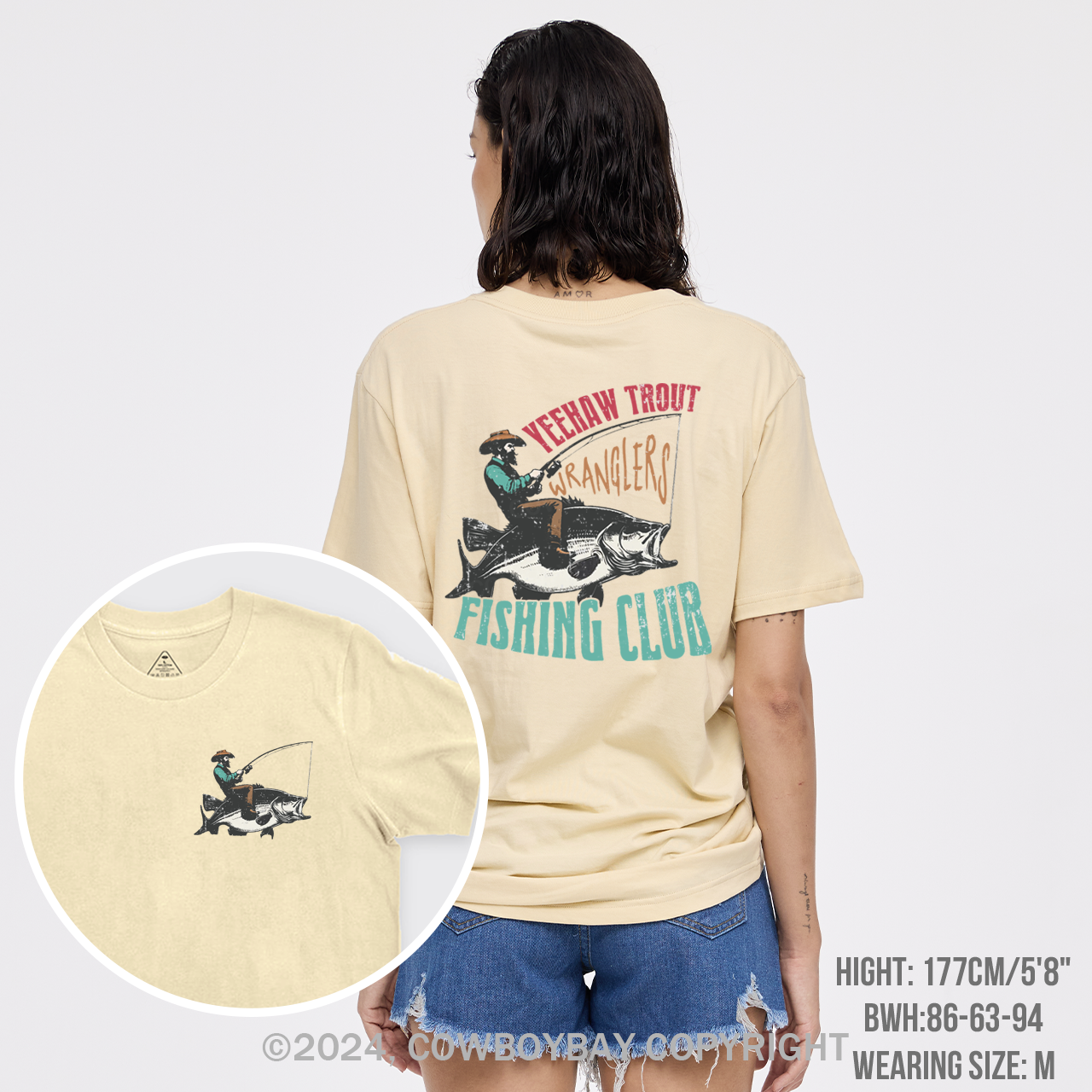 Trendy Western Fishing Club T-Shirts