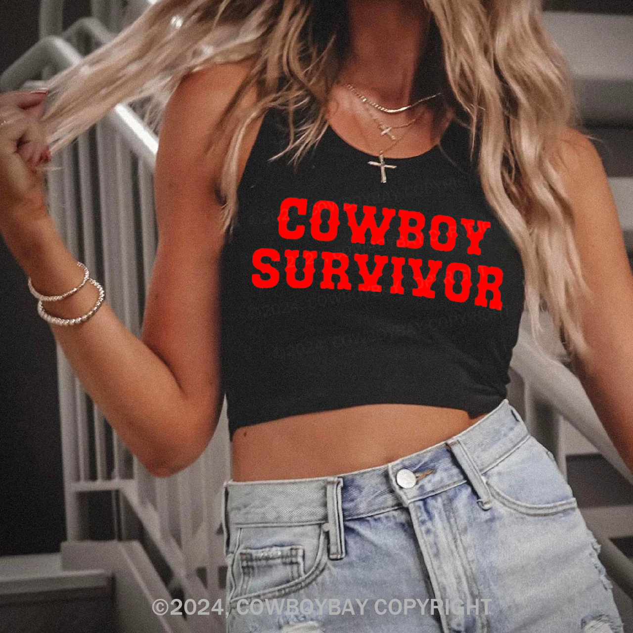 Cowboy Survivor Tank Top