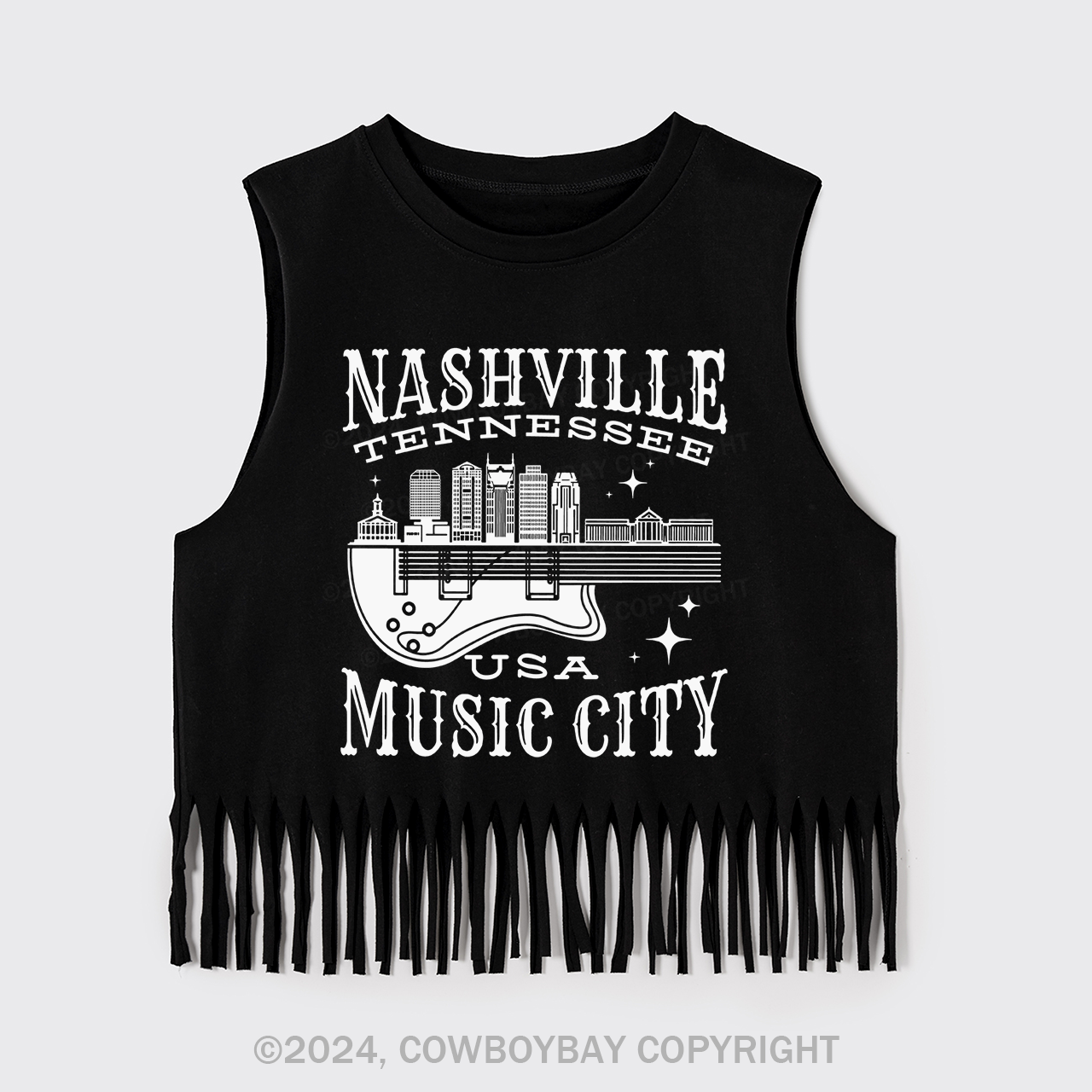 Nashville Music City Fringe Tank