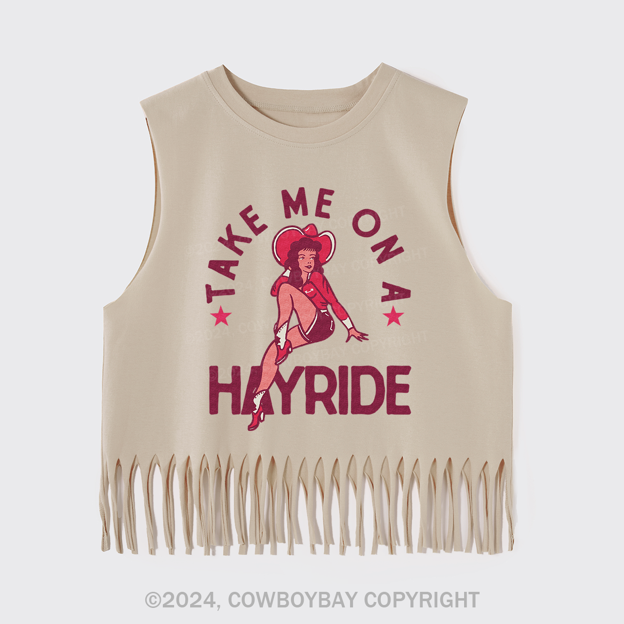 Take Me On A Hayride Fringe Tank