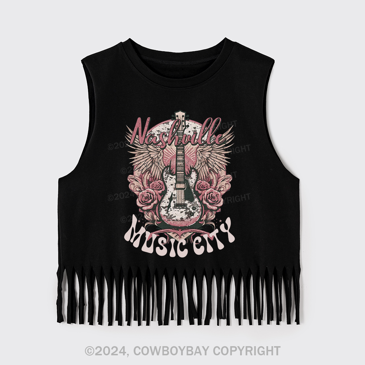 Western Nashville Music City Fringe Tank