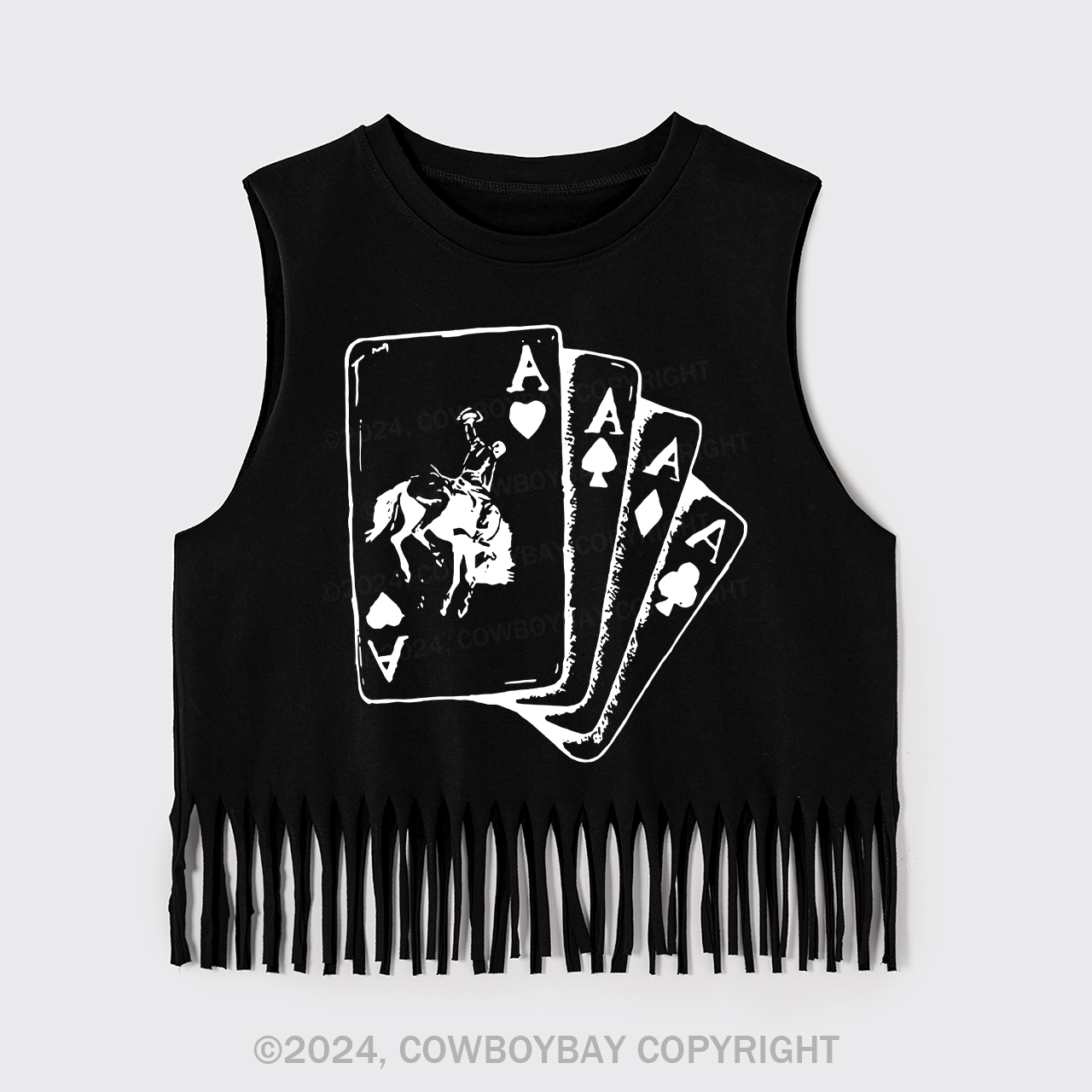 Ace Cowboy Punchy Fringe Tank