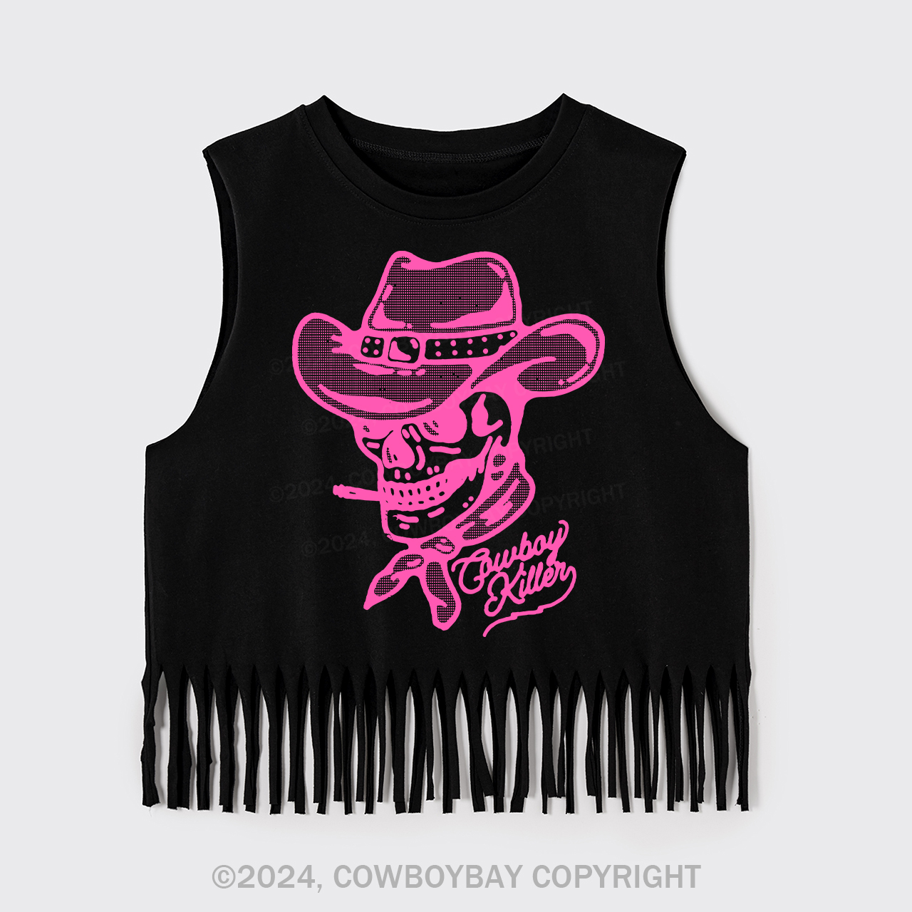 Cowboy Killer Country Concert Fringe Tank