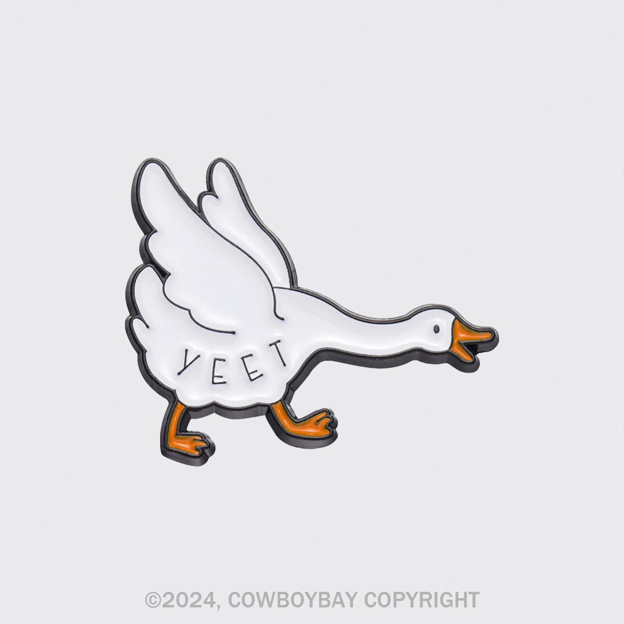 SIlly Goose Yeet _Cowboybay Pin
