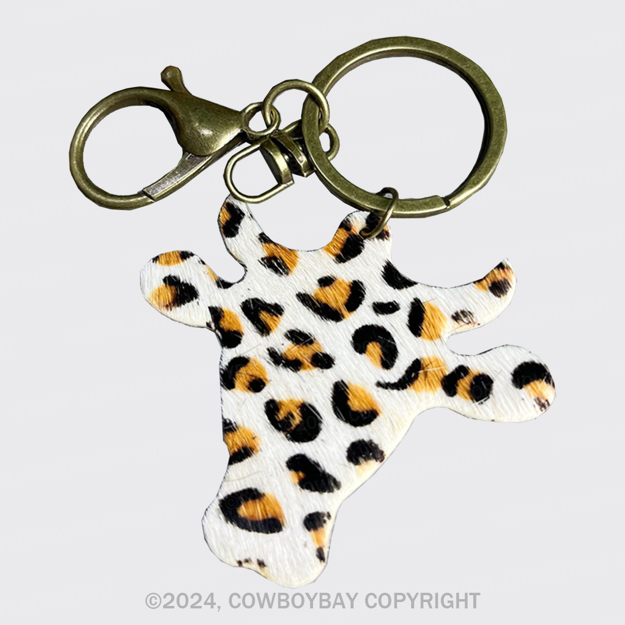 Cow Head Keychain