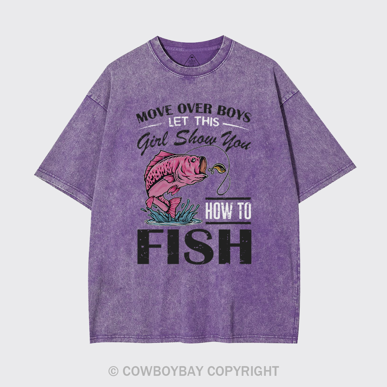 Move Over Boys Fishing Garment-dye Tees