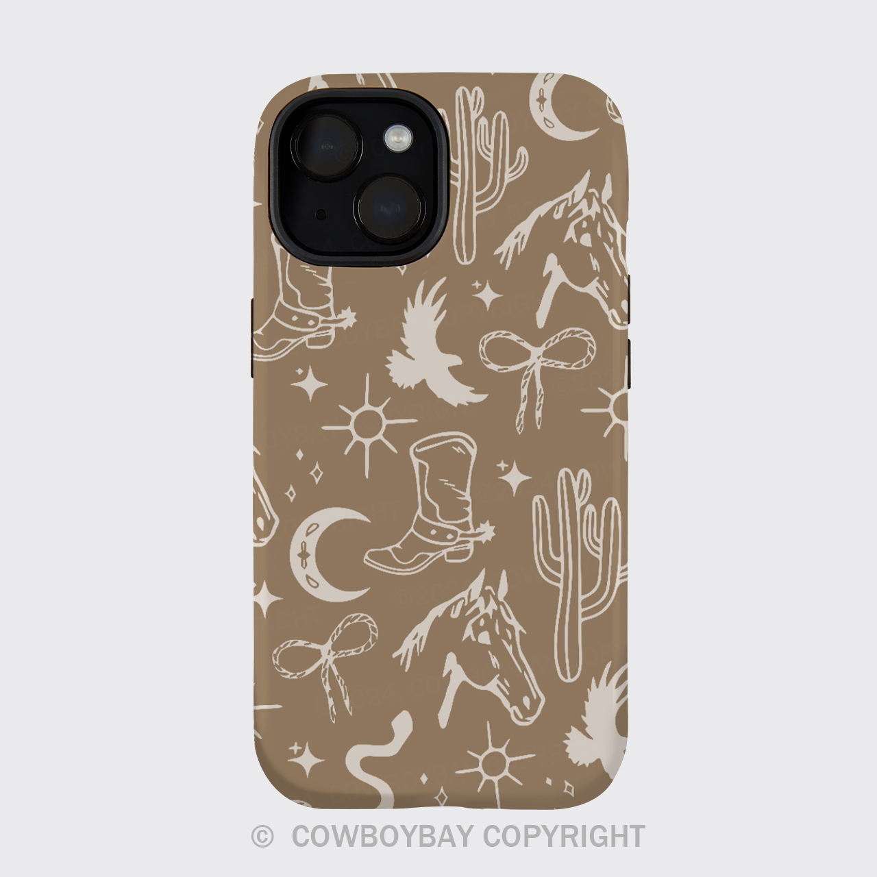 Cowboy Western Brown Phone Case