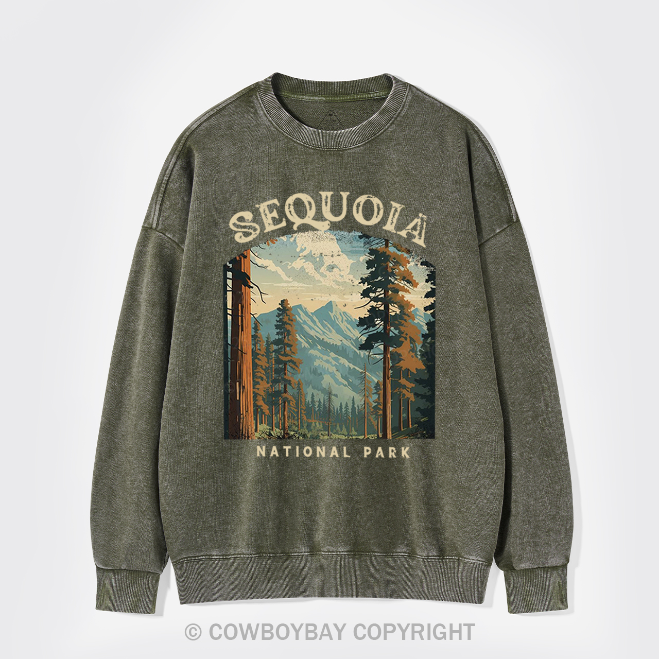 Sequoia National Park Washed Sweatshirts