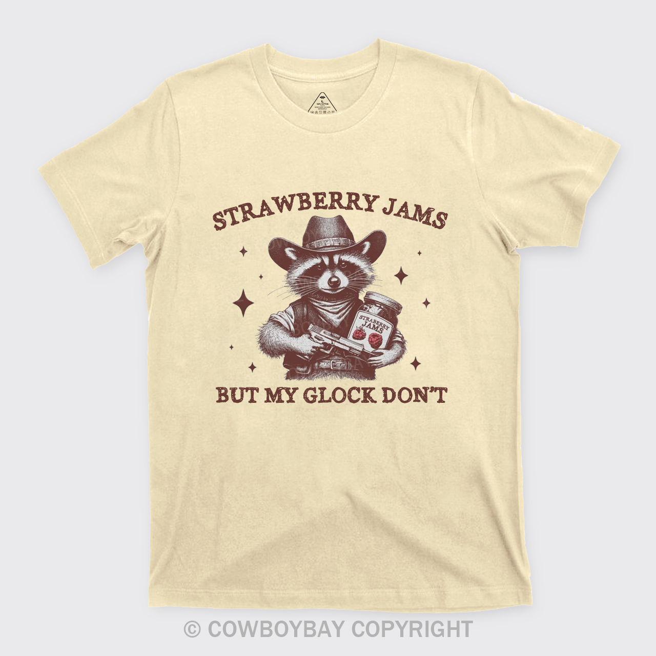 Retro Western Raccoon T-Shirts