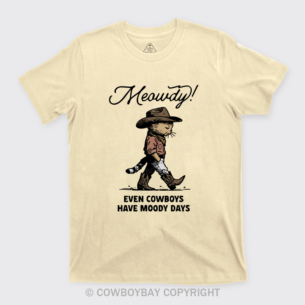 Sad Cat Cowboy T-Shirts