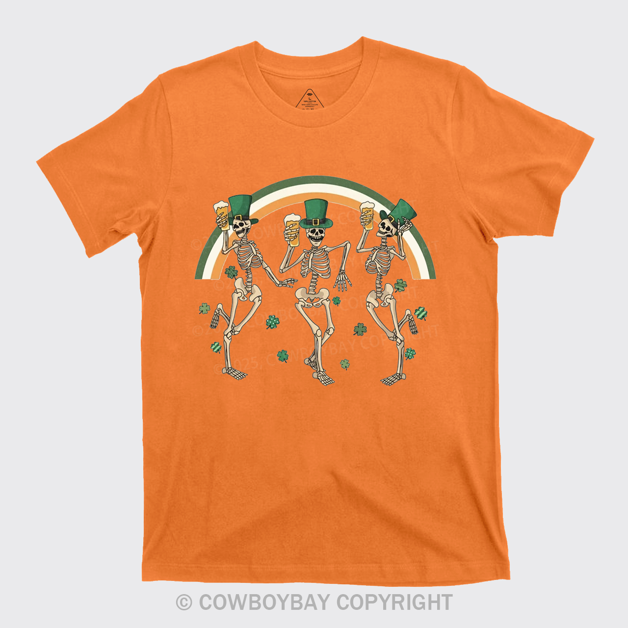 St. Patrick's Skeleton T-Shirts