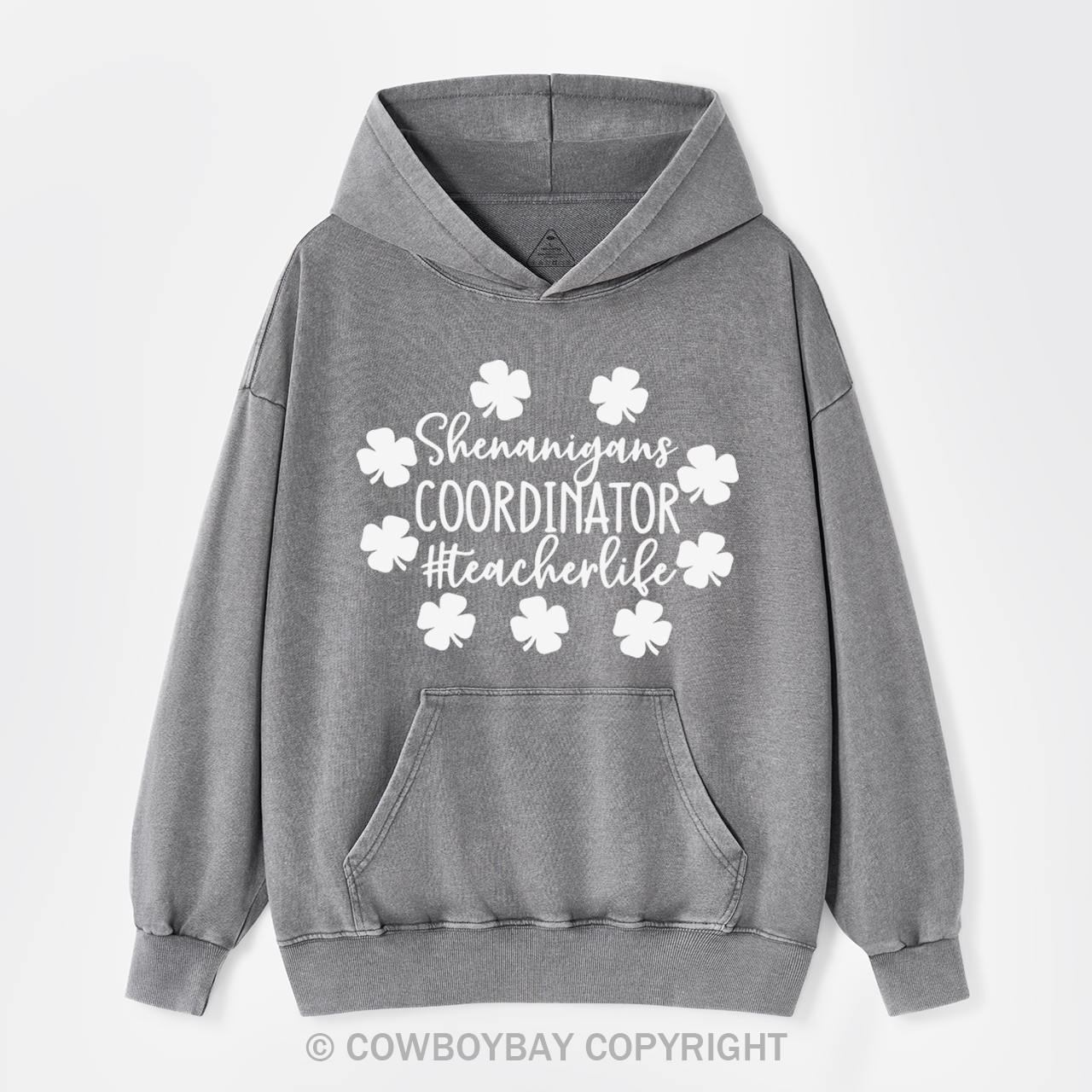 Shenanigans Coordinator Teacherlife Garment-Dye Hoodies