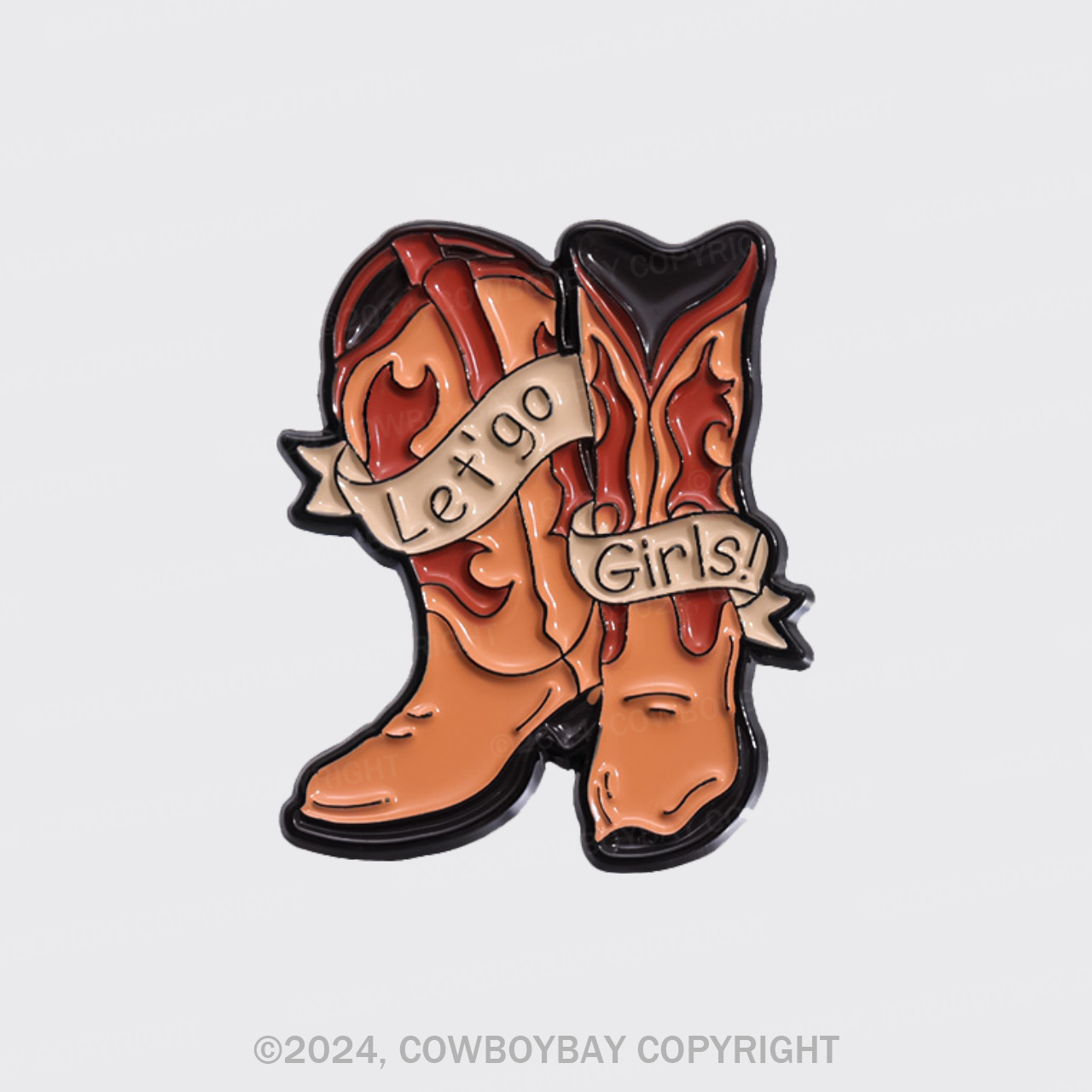 Creative Western Cowboy_Cowboybay Pin
