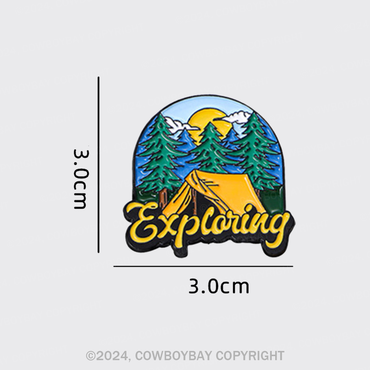 Exploring Camping_Cowboybay Pin