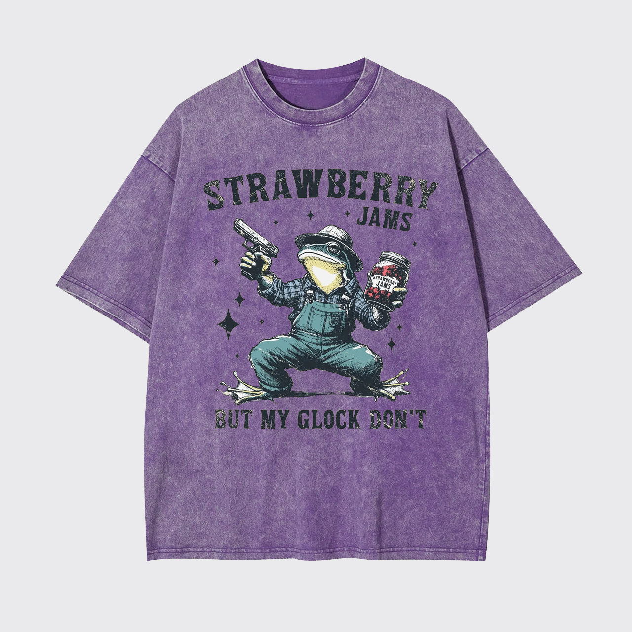 Sarcastic Strawberry Jams Garment-dye Tees