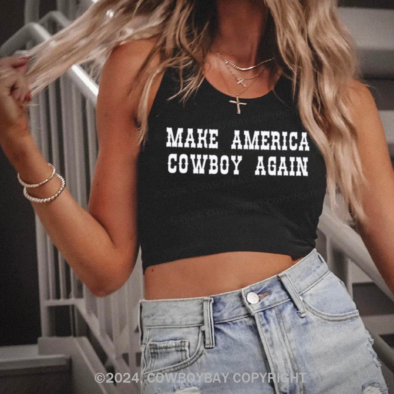 Make America Cowboy Again Tank Top 