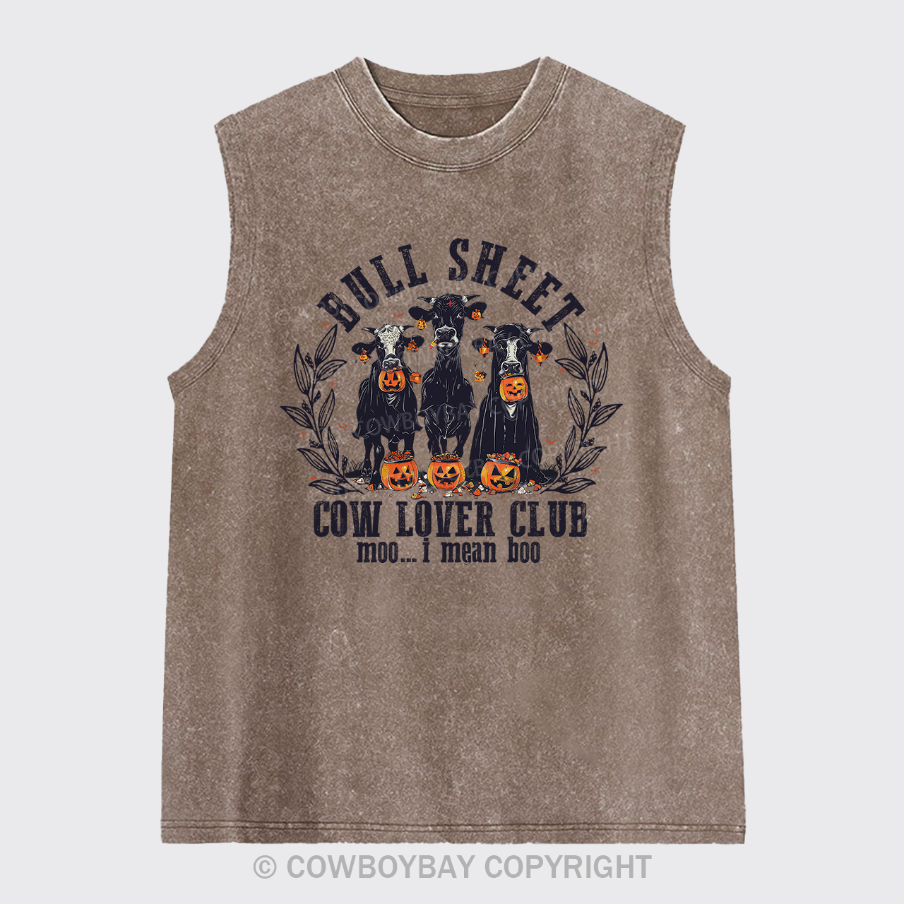 Bull Lover Club Washed Tanks