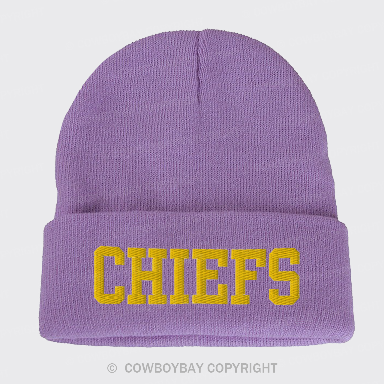 Chiefs Embroidered Knitted Beanie