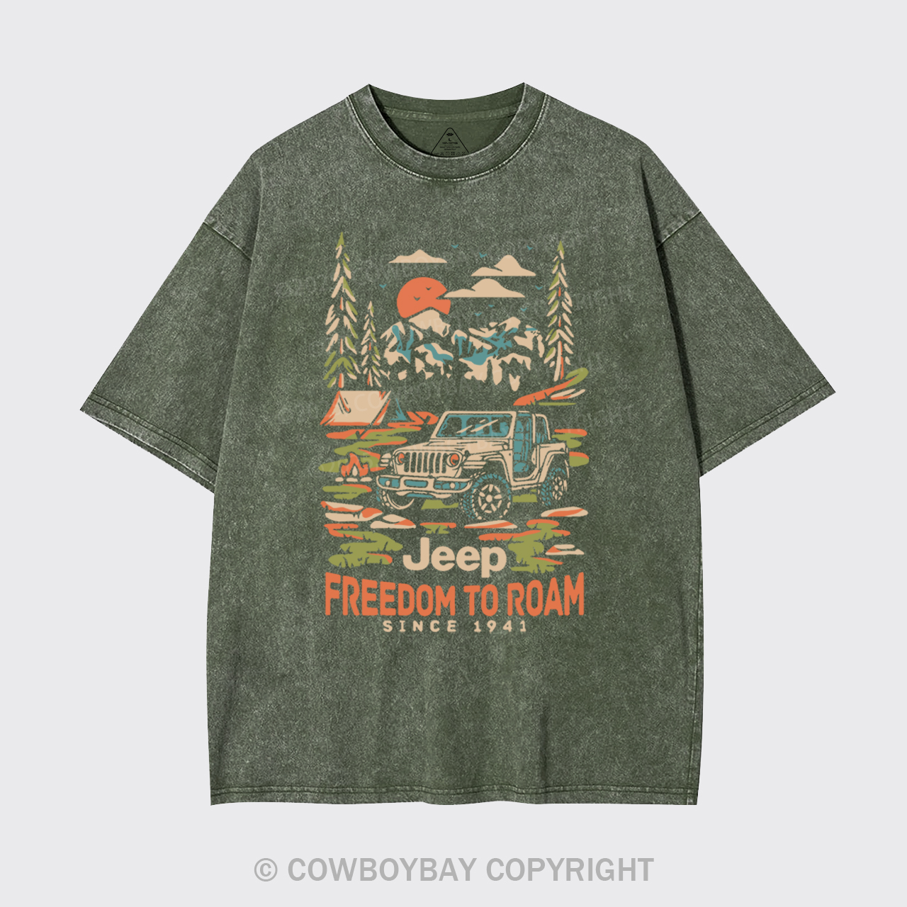 Freedom To Roam Garment-dye Tees