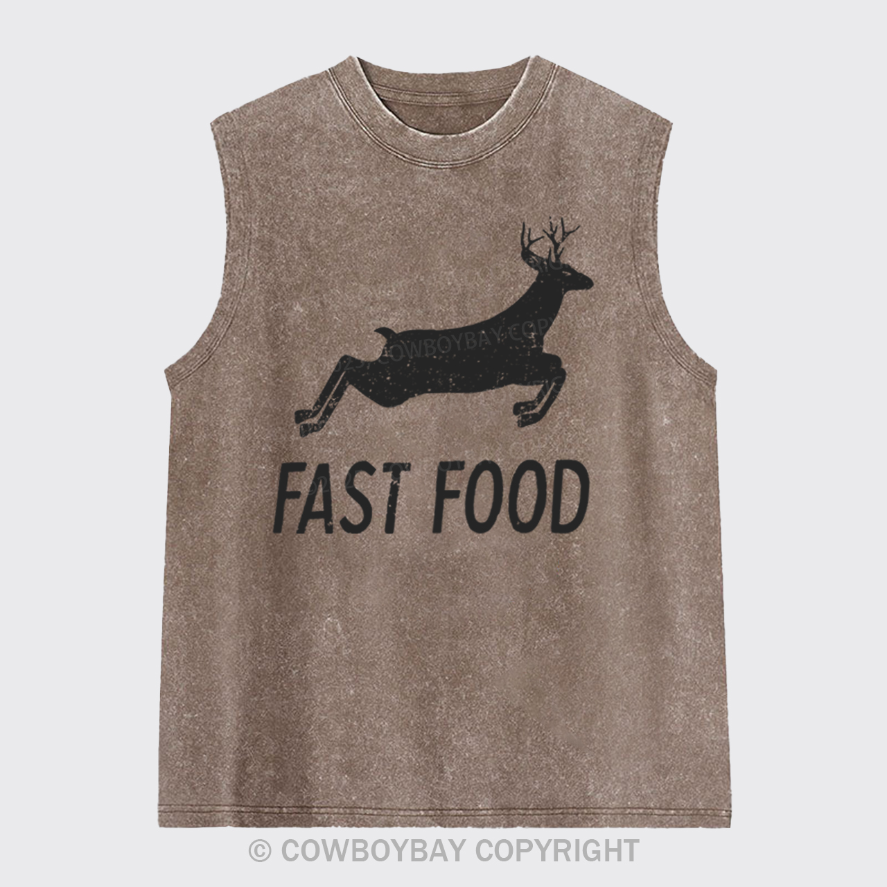 Fast Food Deer Washed Tanks