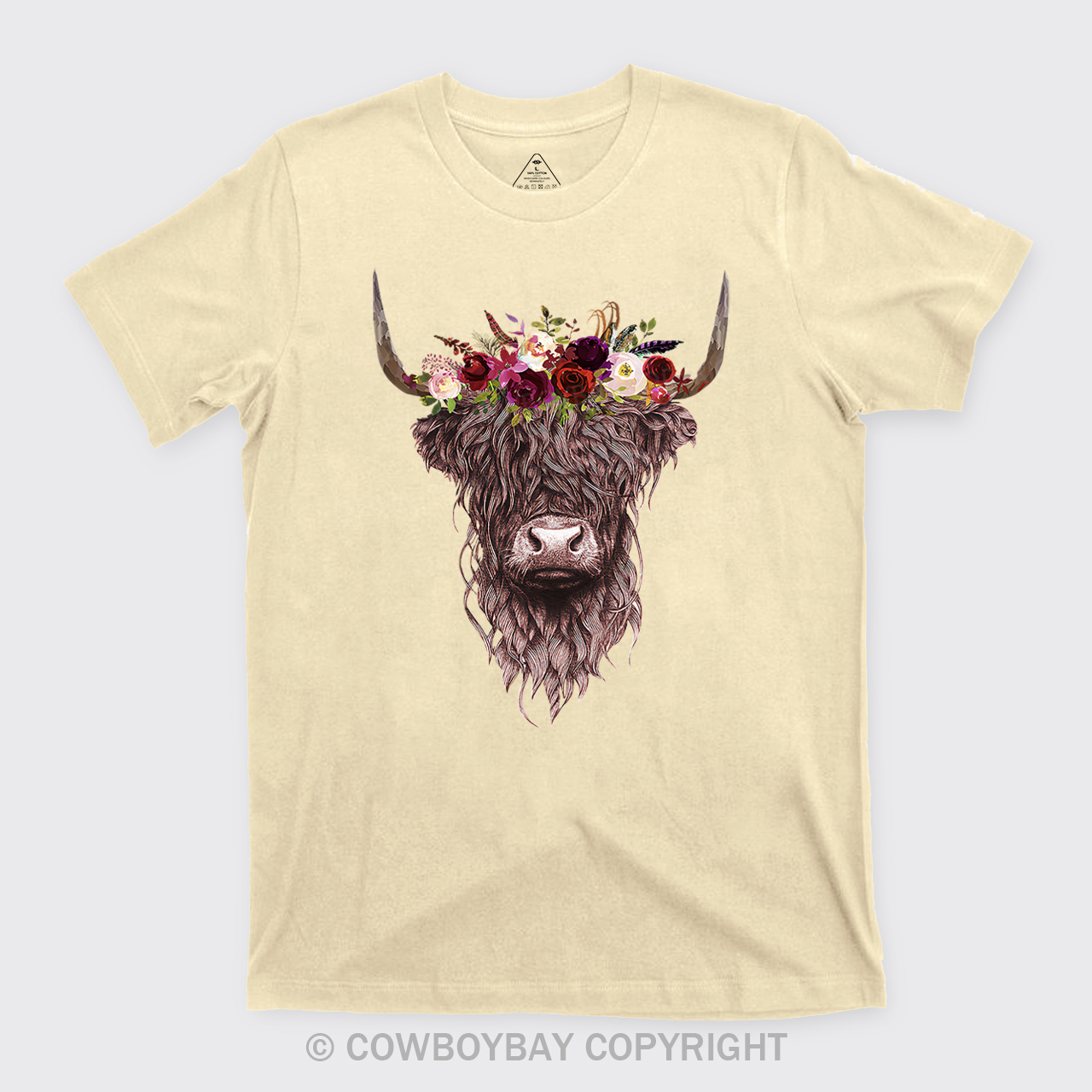 Highland Cow Farm Life Rodeo Tees
