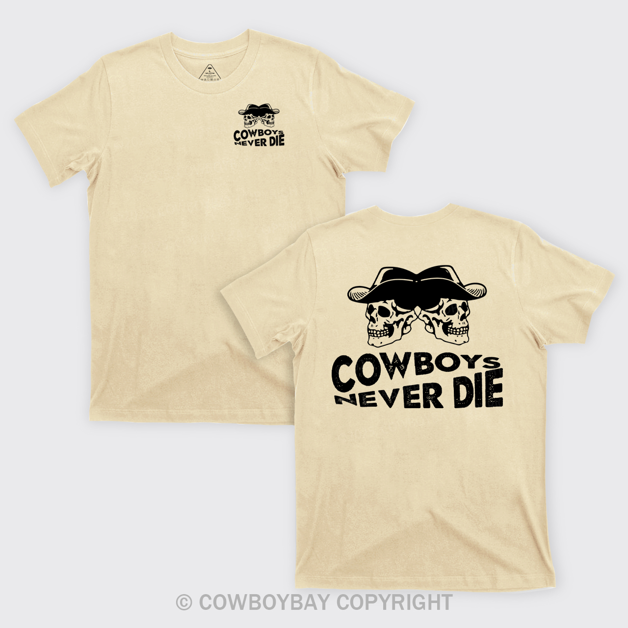 Cowboys Never Die Skeleton T-Shirts