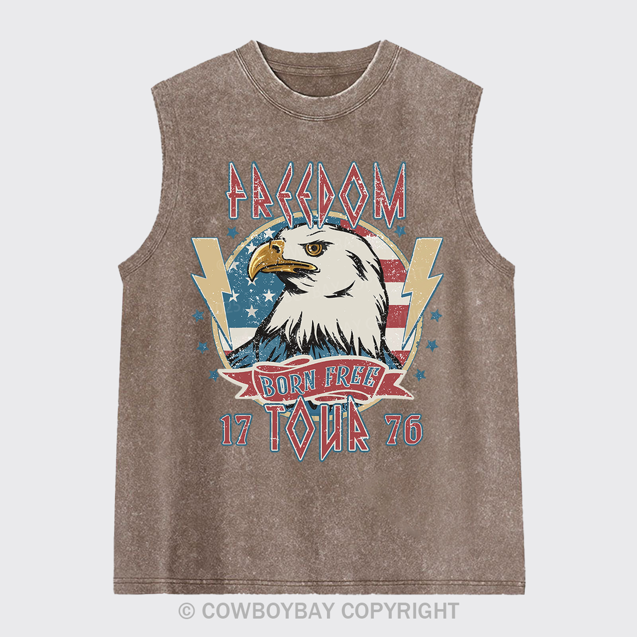 Born Free 1776 Washed Tanks