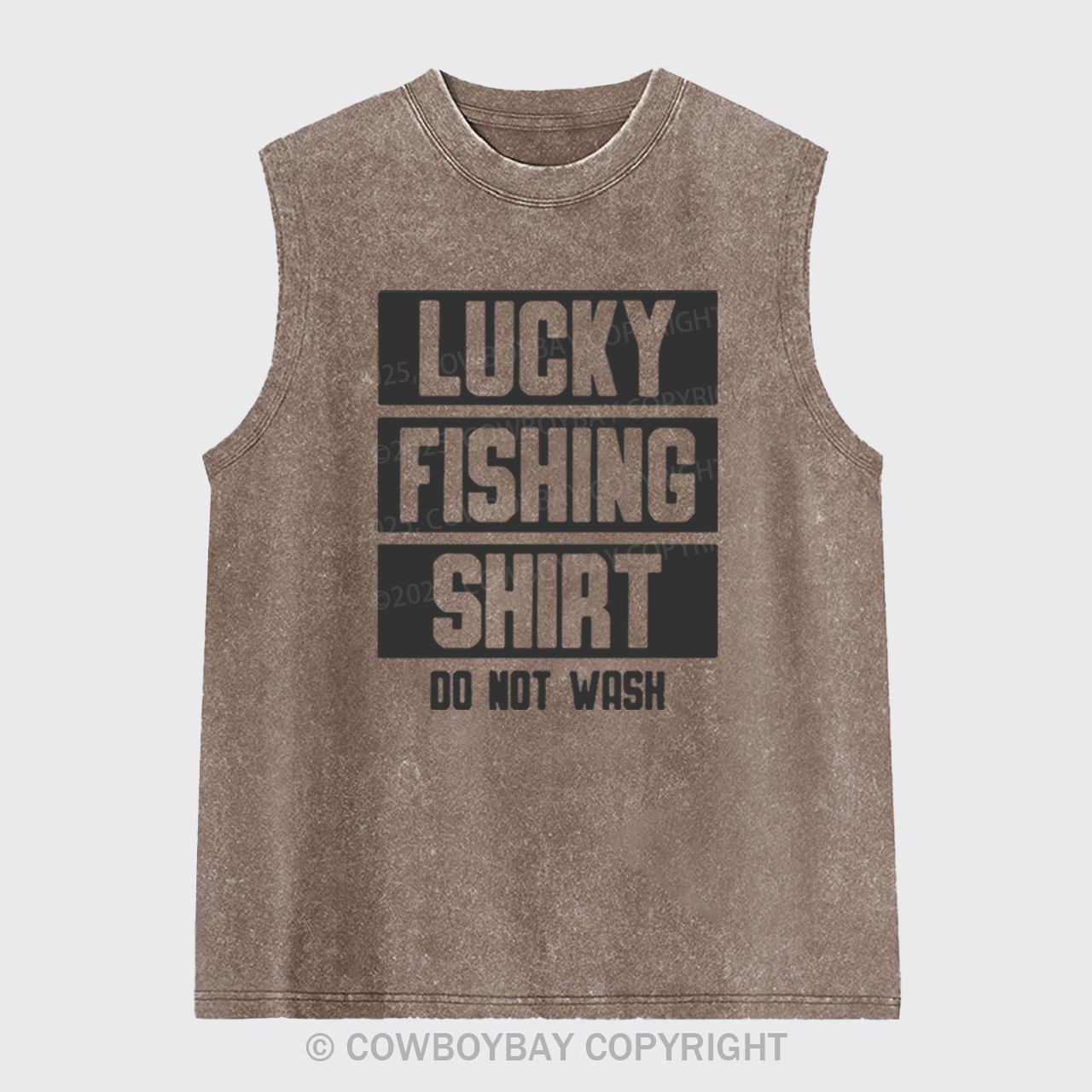 Lucky Fishing Shirt Do Not Wash Washed Tanks