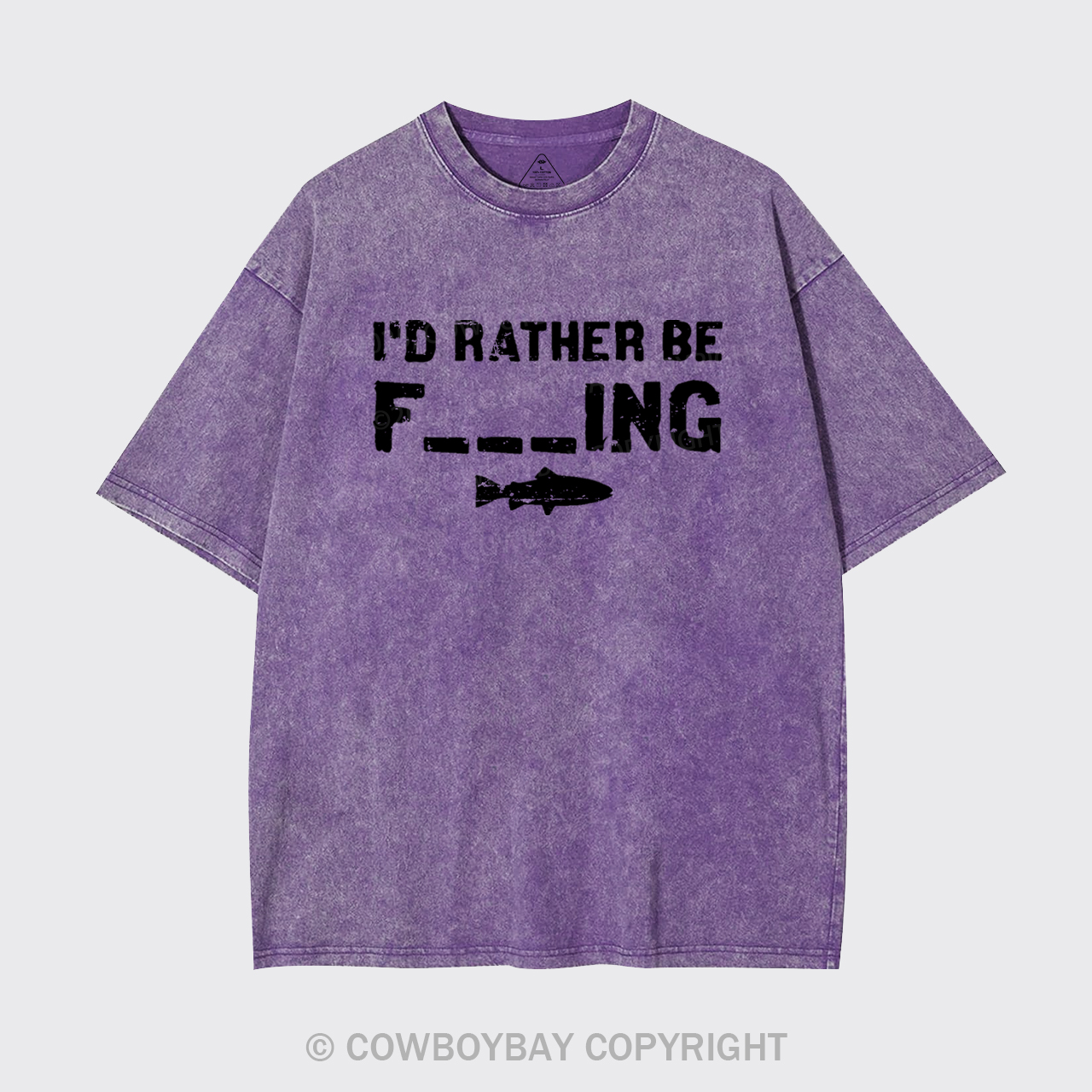 I'd Rather Be Fishing Garment-dye Tees