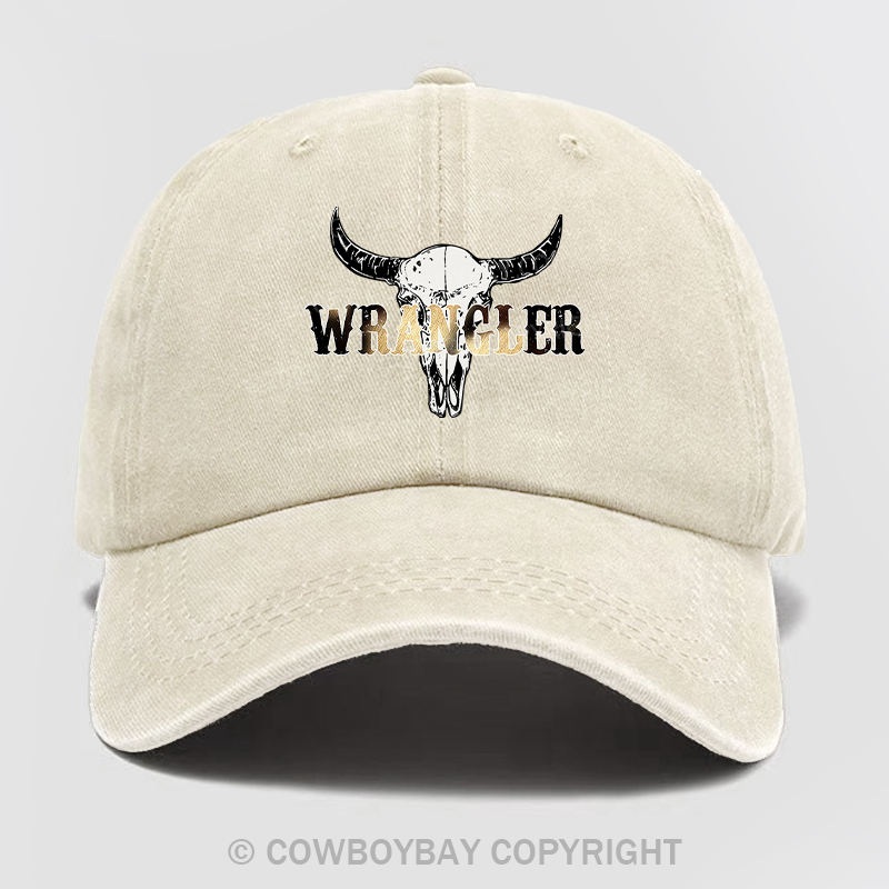 Wrangler Cow Bull Wash Hat