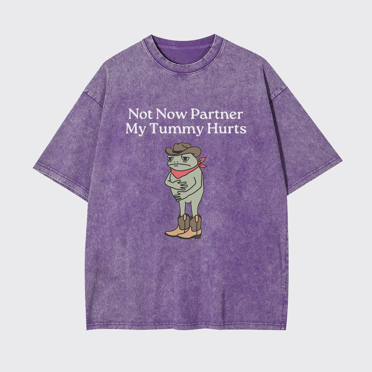 Not Now Partner My Tummy Hurts IBS Garment-dye Tees