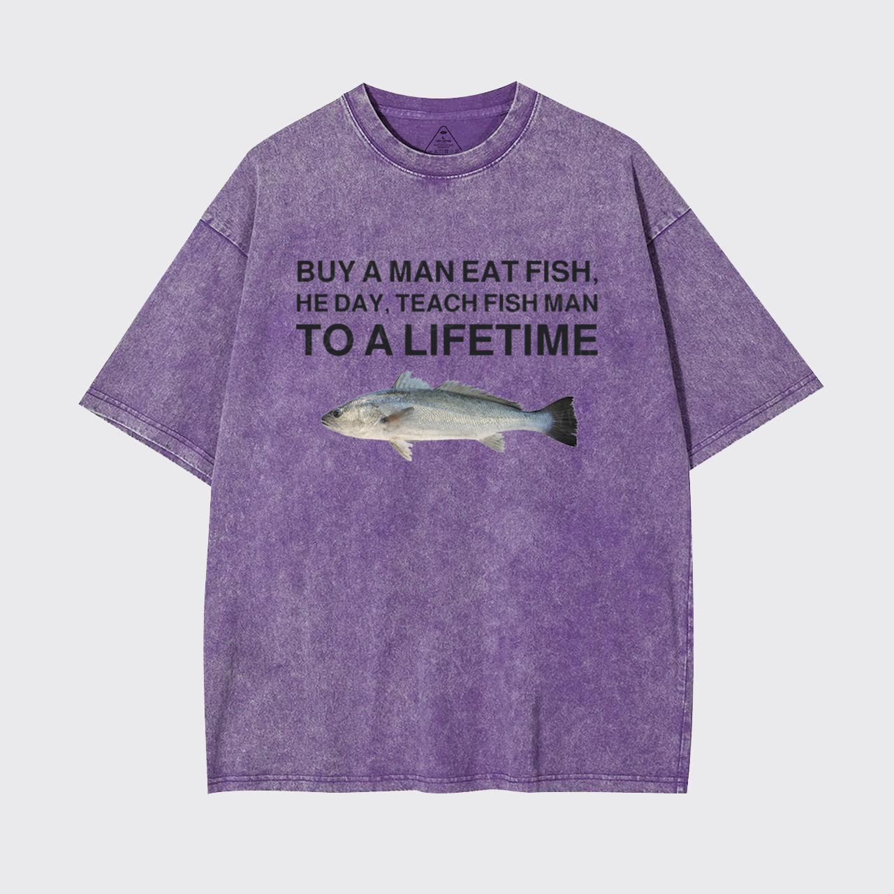 Buy A Man Eat Fish Garment-dye Tees