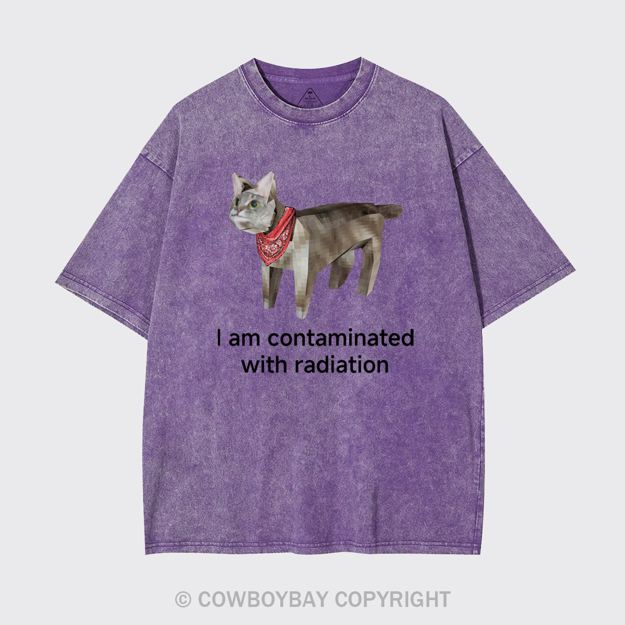 I Am Contaminated With Radiation Garment-dye Tees