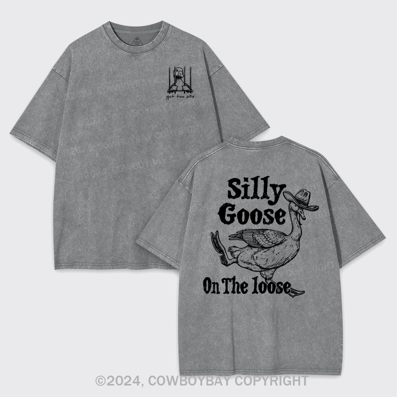 Silly Goose On The Lose Garment-dye Tees