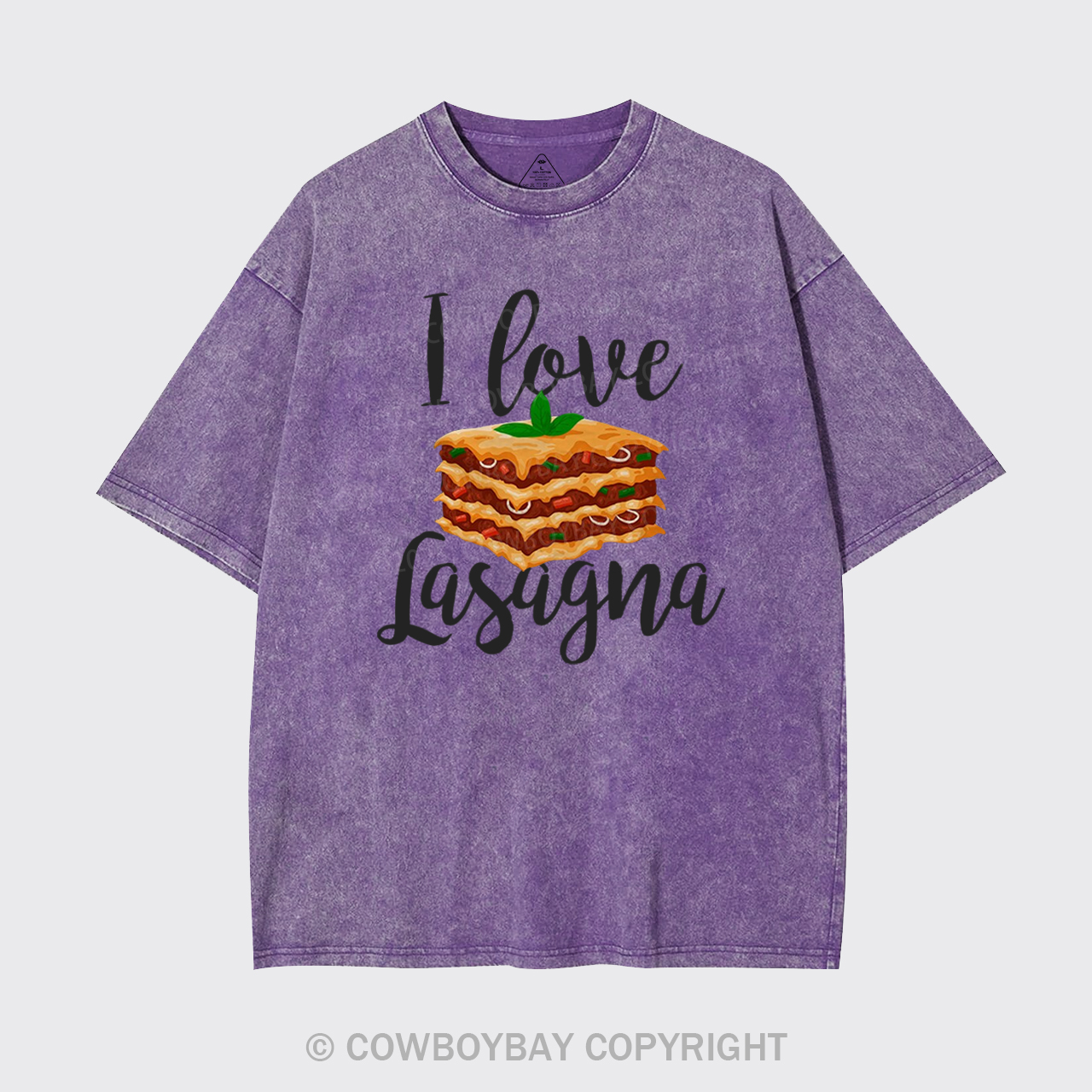 I Love Lasagna Garment-dye Tees