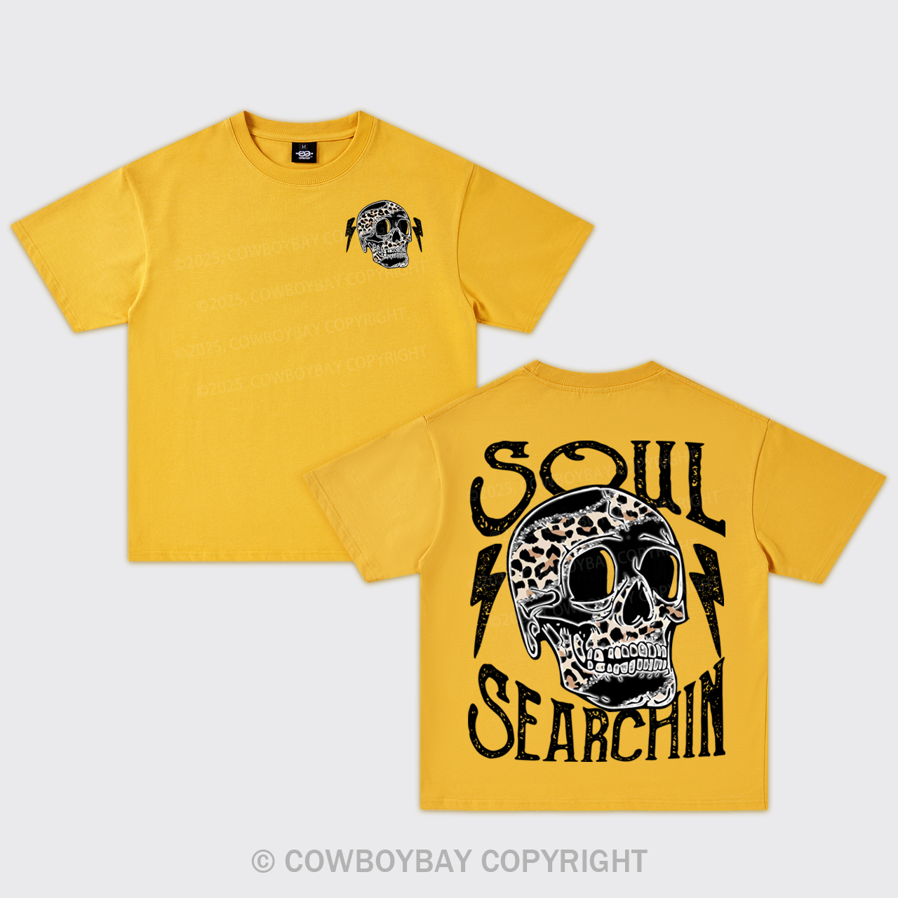 Skull Rodeo Country Western Oversize T-Shirts