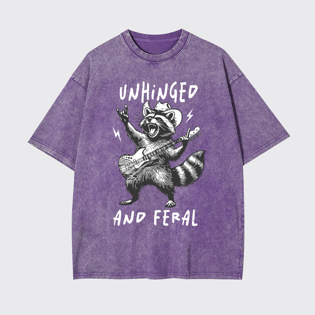 Unhinged And Feral Garment-dye Tees