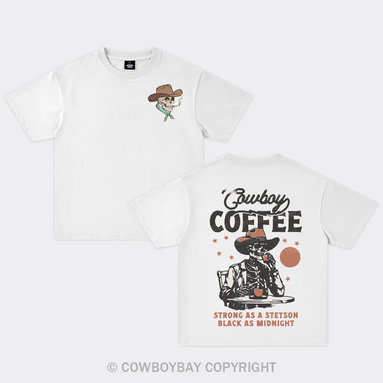 Cowboy Coffee Oversize T-Shirts