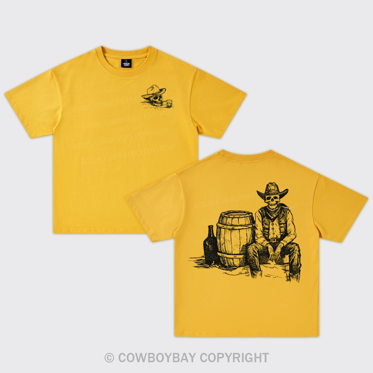 The Cowboy Guarding The Keg Oversize T-Shirts