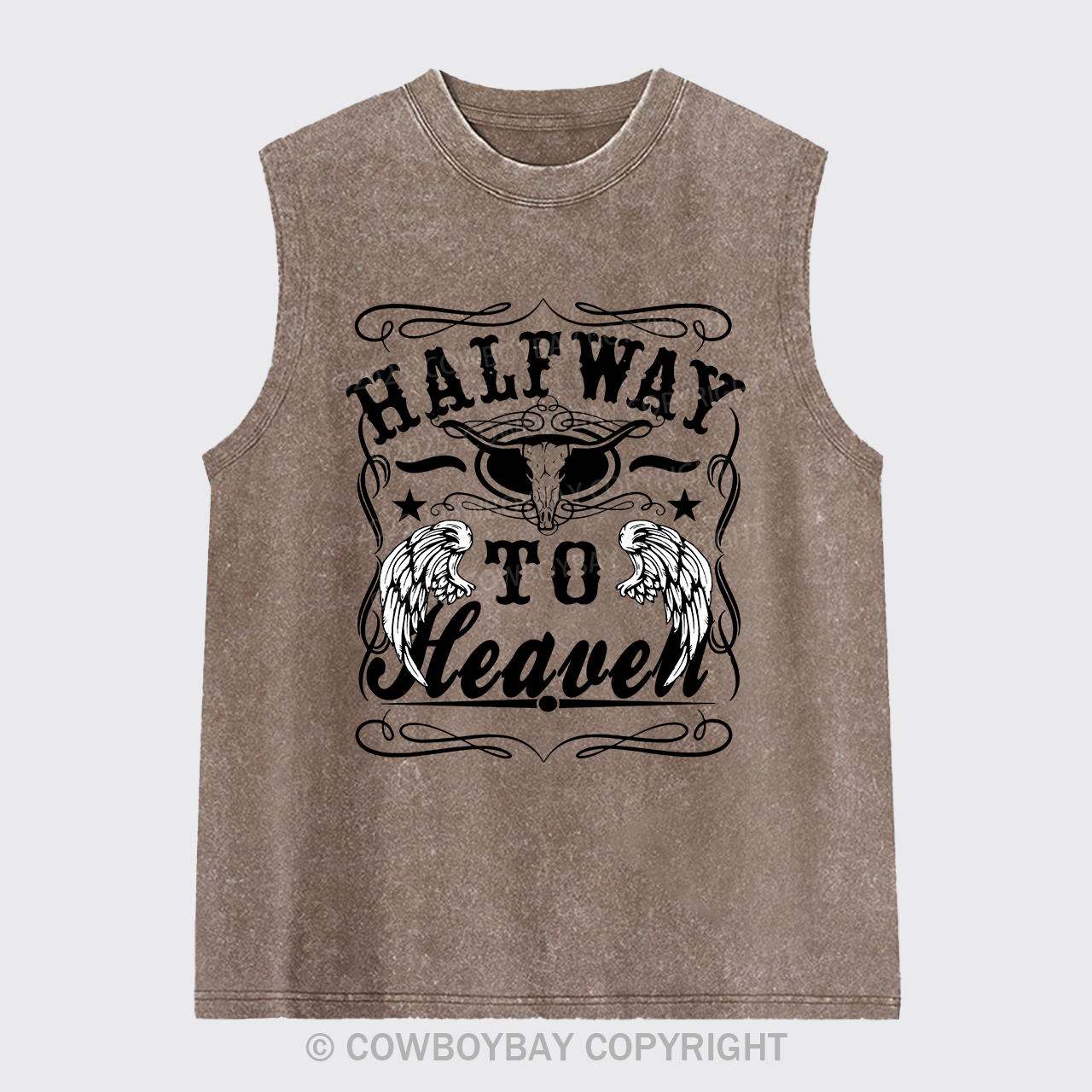 Halfway To Heaven Washed Tanks