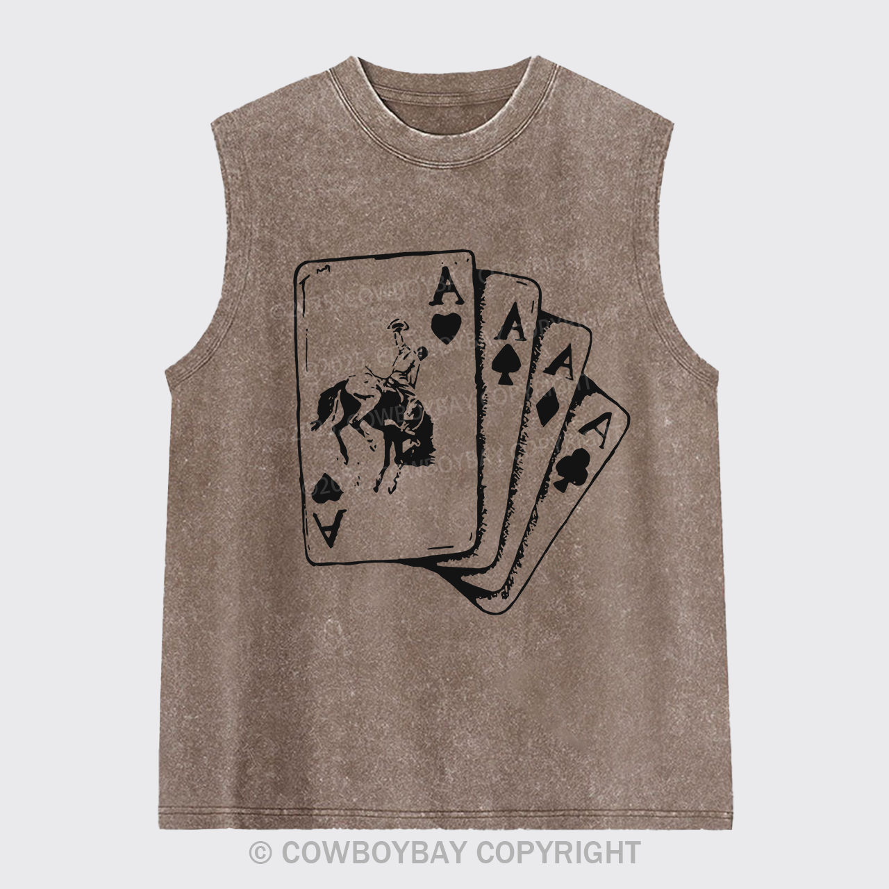 Ace Cowboy Punchy Washed Tanks