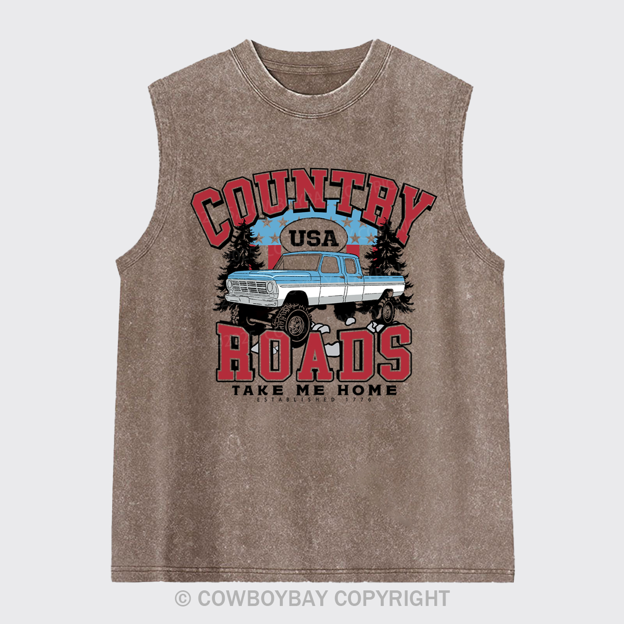 Country Roads Take Me Home Washed Tanks