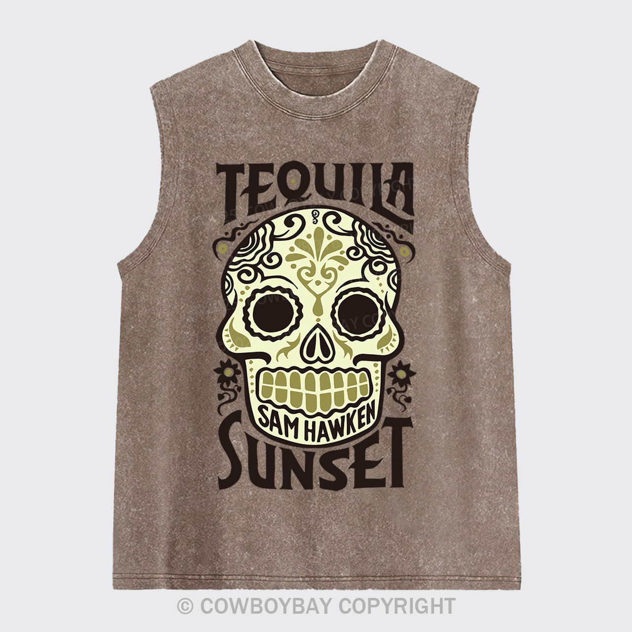 Tequila Sunset Washed Tanks