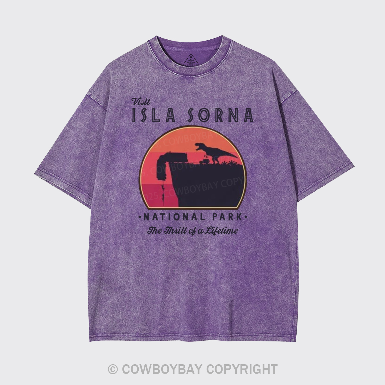 Visit Isla Sorna National Park Garment-dye Tees