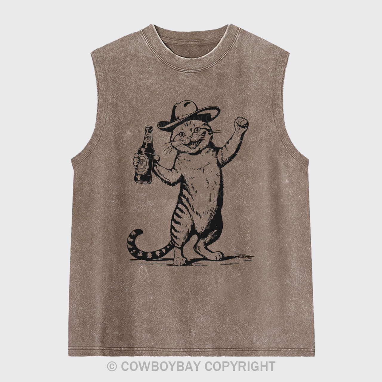 For Beer Cat Washed Tanks