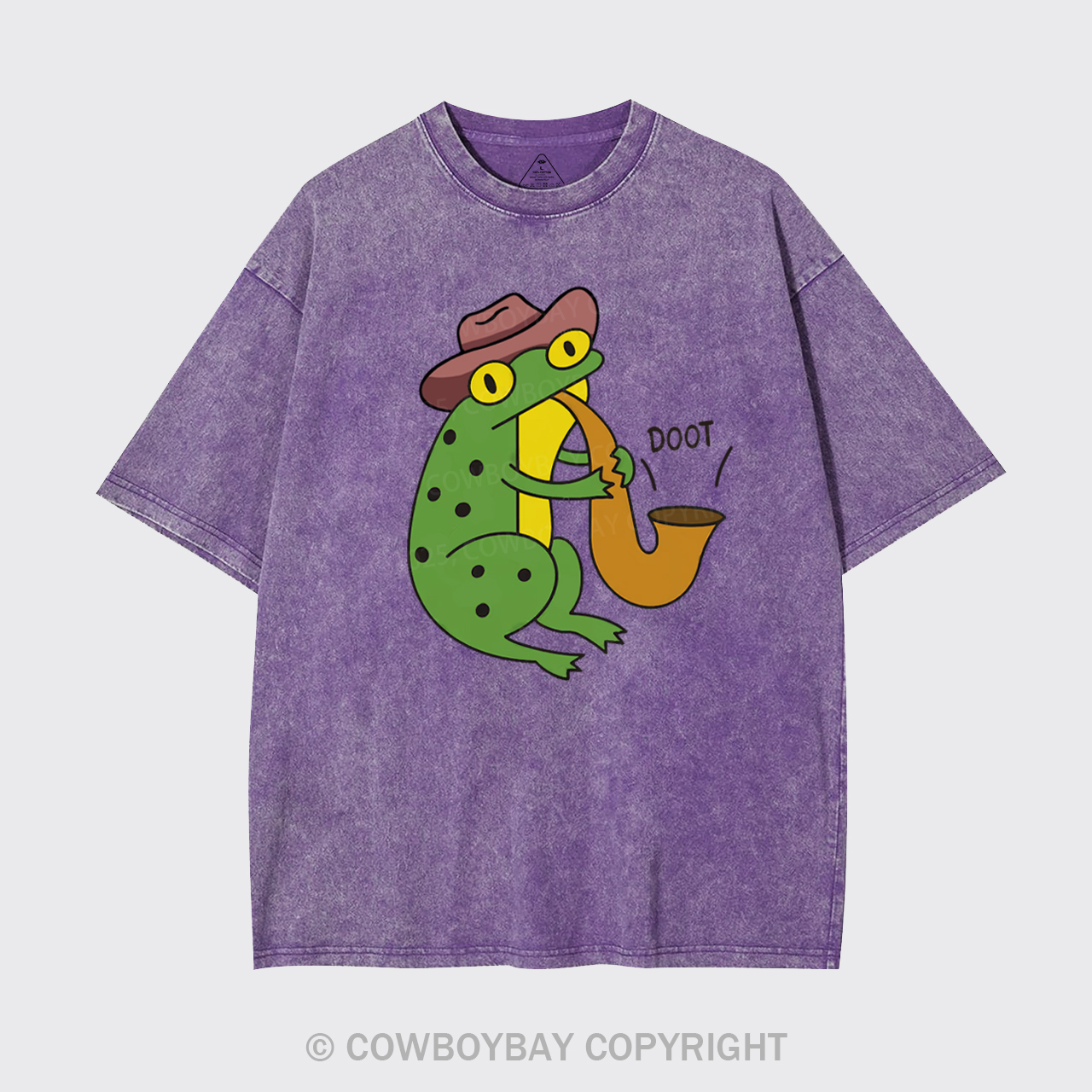 Funny Doot Frog Garment-dye Tees