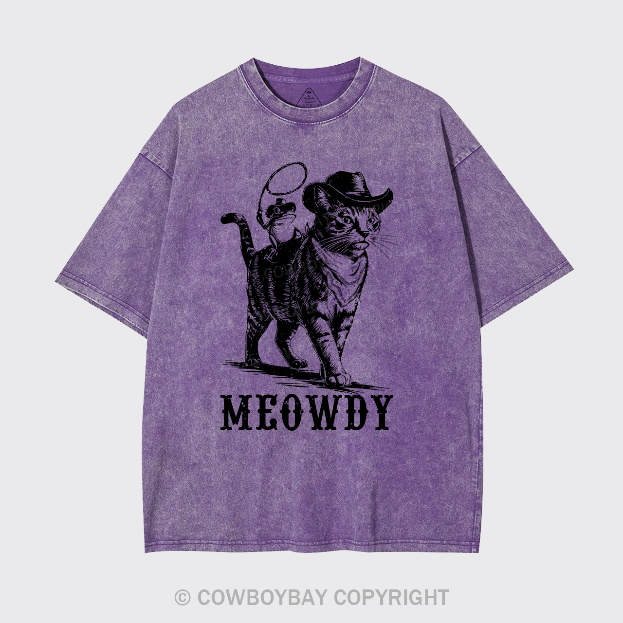 Howdy Meowdy Garment-dye Tees