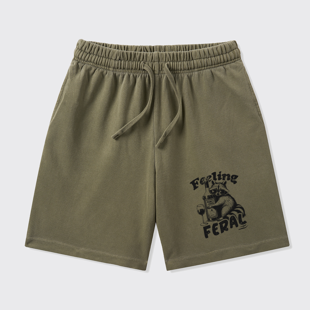 Feeling Feral Of Raccoon_Cowboybay Classic Shorts